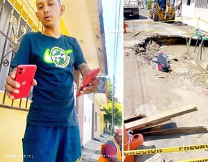 ¡CAYÓ EN UNA ZANJA Y SE PUSO BRAVO!