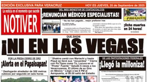 LA PORTADA - JUEVES 25 DE SEPTIEMBRE 2025