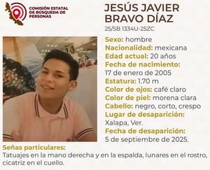 ¡DESAPARECIÓ EN XALAPA JOVEN DE 20 AÑOS!