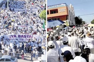 '¡QUEREMOS PAZ!' - GRITAN CIUDADANOS EN MARCHA DE CULIACÁN