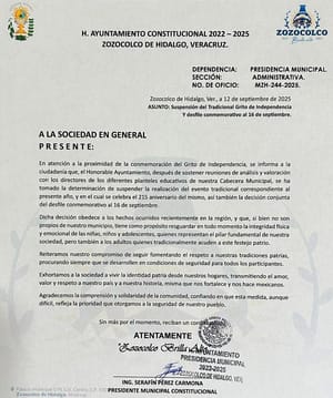 ¡SUSPENDEN TRES GRITOS! - TIENEN MELLO