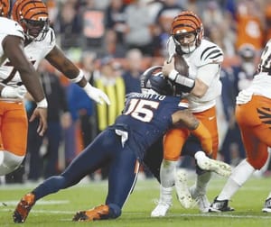 ¡DERROTAN BRONCOS A UNOS INOPERANTES BENGALS EN NFL!