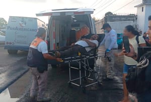 ¡LO GOLPEARON EN LA CABEZA CON UN MARRO!