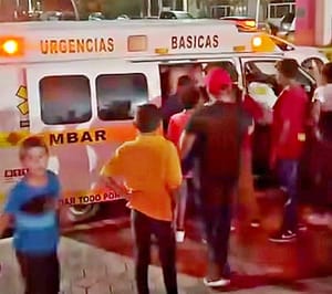 ¡MENOR QUEMADA CON PIROTECNIA!