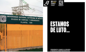 ¡“ESTAMOS DE LUTO”: GACETA UNAM PUBLICA PORTADA NEGRA POR ASESINATO EN CCH SUR!