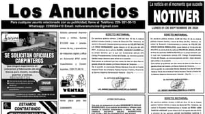 ...LOS ANUNCIOS, AVISOS Y DEMÁS! - LUNES, 1 DE SEPTIEMBRE 2025