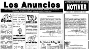 ...LOS ANUNCIOS, AVISOS Y DEMÁS! - LUNES, 15 DE SEPTIEMBRE 2025