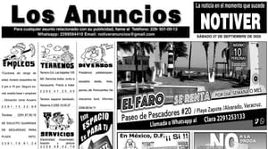 ...LOS ANUNCIOS, AVISOS Y DEMÁS! - SÁBADO, 27 DE SEPTIEMBRE 2025