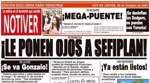 LA PORTADA - JUEVES 30 DE OCTUBRE 2025