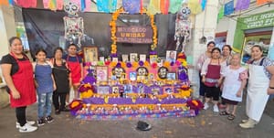 ¡ALTAR DE MUERTOS DEL UNIDAD VERACRUZANA!