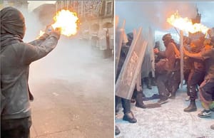 ¡SAQUEOS E INCENDIOS EN LA MARCHA PARA CONMEMORAR LA MATANZA DEL 2 DE OCTUBRE!