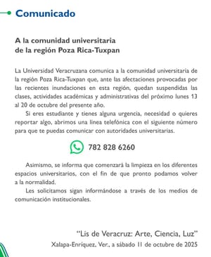 ¡SUSPENDEN CLASES! - EN LA UV