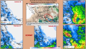 ¡ENTRA AHORA LA ONDA TROPICAL 38; LLUVIAS INTENSAS PEGARÁN EL JUEVES!