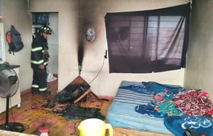 ¡OLLA DE FRIJOLES PROVOCA INCENDIO EN CUARTERÍA!