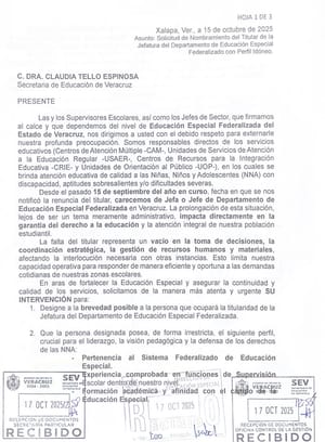 ¡TRUENAN SUPERVISORES! - *Por falta de jefe en Educación Especial