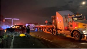 ¡UN MUERTO Y TRES HERIDOS EN CARAMBOLAZO!