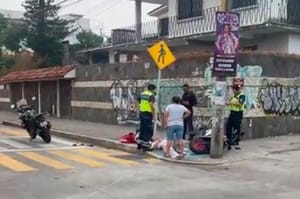 ¡MOTOCICLISTA HERIDO EN ENCONTRONAZO!