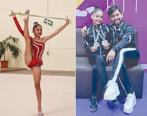 ¡MARÍA FERNANDA BRILLA EN LA GIMNASIA!