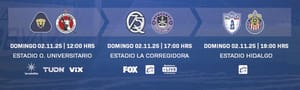 ¡CHIVAS VISITA A PACHUCA EN LA JORNADA DOMINICAL!
