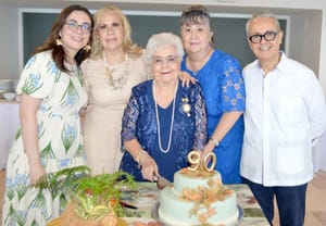 CRISTINA DE SUERO FESTEJA 90 AÑOS DE VIDA