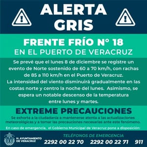 ¡PEGARÁ NORTAZO! - *Traerá rachas de 85 a 110 kph