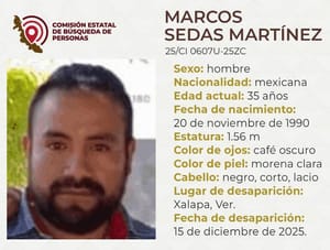 ¡MARCOS SEDAS FUE VISTO POR ÚLTIMA VEZ EN XALAPA!