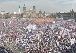 ¡ASISTEN 600 MIL MORENISTAS AL ZÓCALO A LOS FESTEJOS POR LOS 7 AÑOS DE LA 4T! - Y CONTADITOS