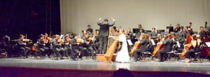 ORQUESTA, ARPA Y DANZA EN UN MISMO ESCENARIO