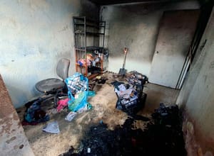 ¡SE QUEMAN RECAMARAS EN CASA DE RÍO MEDIO!