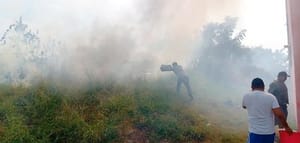 ¡INCENDIO DE PASTIZAL ALARMA A VECINOS DE ARBOLEDAS NORTE!