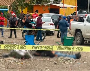 ¡TRES EJECUTADOS EN ÁLAMO! - CRIMINALES LES DISPARARON CERCA DE LA BASCULA DEL ESTERO DEL ÍDOLO