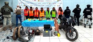 ¡CAPTURAN A 9 NARKIKIRIS EN OPERATIVO EN TLALTETELA! - *Les aseguraron cristal, marihuana, una pipa, así como motocicletas y vehículos desvalijados