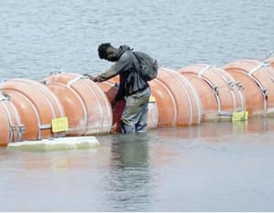 ¡ANUNCIA EU 800 KM DE 'MURO FLOTANTE' SOBRE RÍO BRAVO!