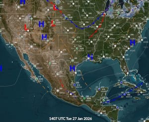 ¡VAN 49 SERVICIOS POR FRENTE FRÍO! - *Norte tuvo rachas máximas de 77 kilómetros por hora