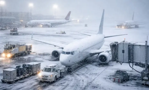 ¡SUMAN 12 MIL VUELOS CANCELADOS POR TORMENTA INVERNAL EN EU!