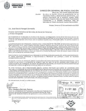 ¡NO LA LIBRARON! - *SESVER la más observada con 1 mil 78 millones 10.3 mil pesos