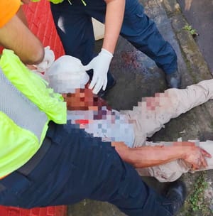 ¡GRAVE ELEMENTO DE SEGURIDAD PRIVADA ATACADO A MARTILLAZOS!