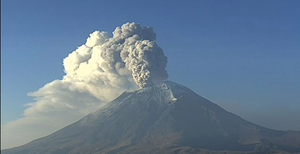 ¡ALERTAN POR POSIBLE CAÍDA DE CENIZA DEL POPOCATÉPETL!