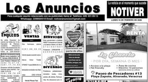 ...LOS ANUNCIOS, AVISOS Y DEMÁS! - LUNES, 16 DE FEBRERO 2026
