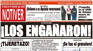 LA PORTADA - VIERNES 13 DE MARZO 2026