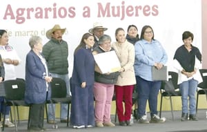 ¡PROMETE CSP ENTREGAR 150 MIL TÍTULOS AGRARIOS A MUJERES!