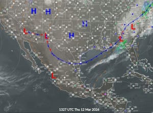 ¡FRENTE FRÍO 40 AVANZA CON LLUVIAS, VIENTOS Y EVENTO DE "NORTE"!