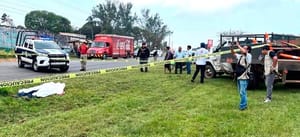 ¡PADRE DE FAMILIA MUERE PRENSADO EN FATAL CHOQUE!