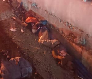 ¡MOTOCICLISTAS CAEN EN UNA ZANJA DEL KM 13.5!