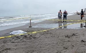 ¡PIERDE LA VIDA TURISTA JALADO POR EL MAR EN COSTA ESMERALDA!