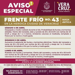 ¡CON TODO Y NORTE! - AHI VIENE EL FRENTE FRÍO