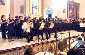 CATEDRAL RECIBE A ORQUESTA ´DANIEL AYALA´ Y CORO DE LA EMBA