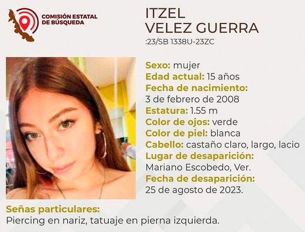 ¡BUSCAN A QUINCEAÑERA DESAPARECIDA EN MARIANO ESCOBEDO!