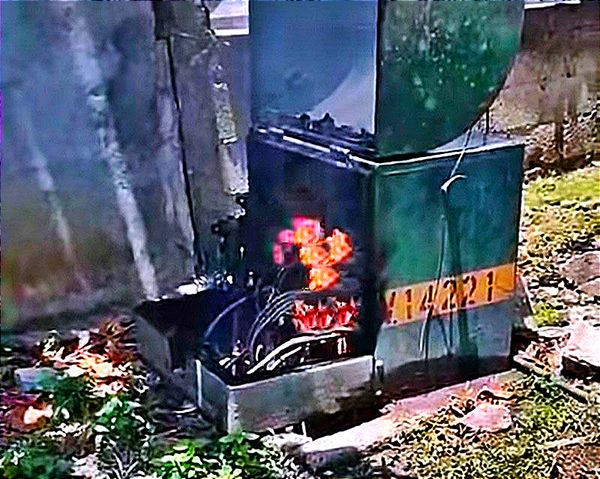 ¡SE “CHAMUSCA” TRANSFORMADOR EN LAS BAJADAS!