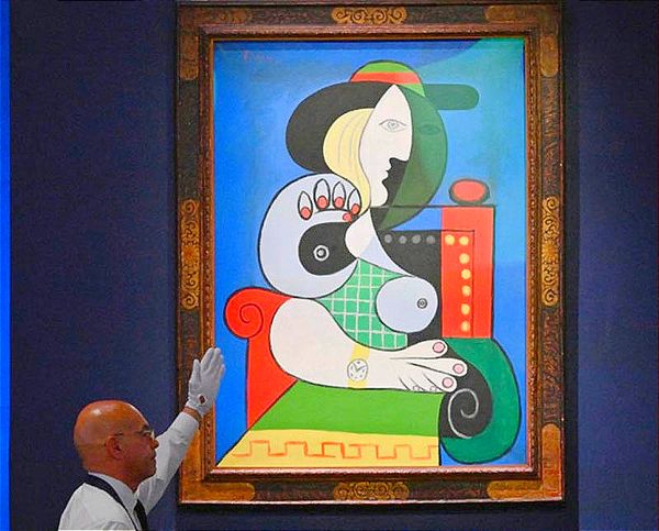 ¡SUBASTAN "LA MUJER CON RELOJ" DE PICASSO! -Por 139,9 Millones de Dólares